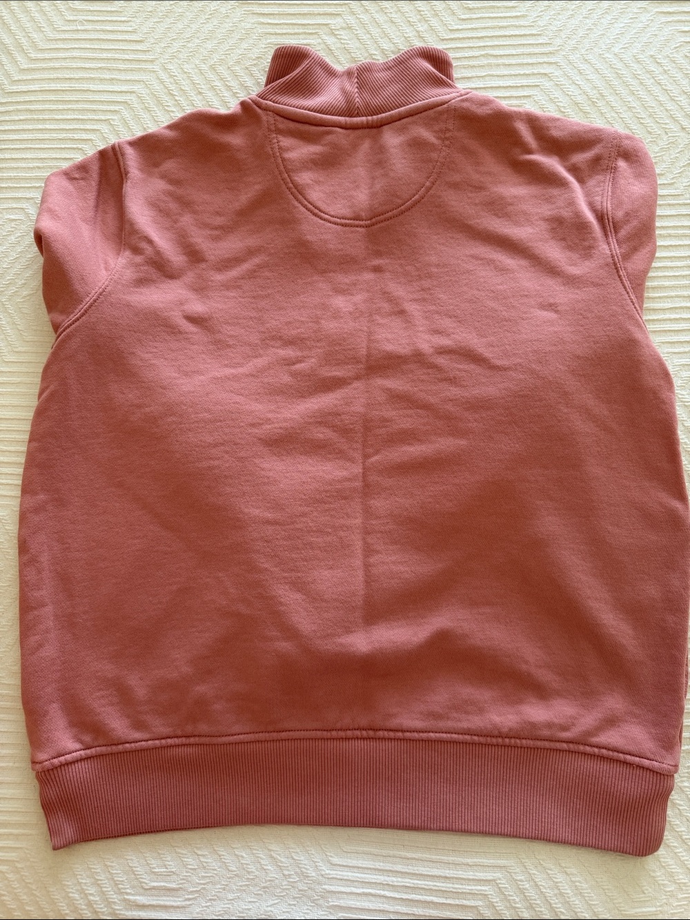 Carhartt women’s Dusty Rose Quarter-Zip Sweatshirt - Picture 5 of 5